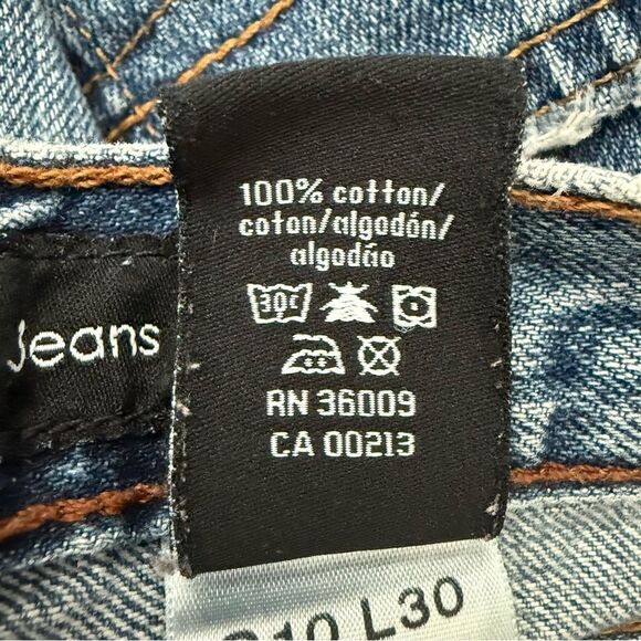 Calvin Klein Bootcut Light Blue Denim Jeans Size 10 - Picture 7 of 7